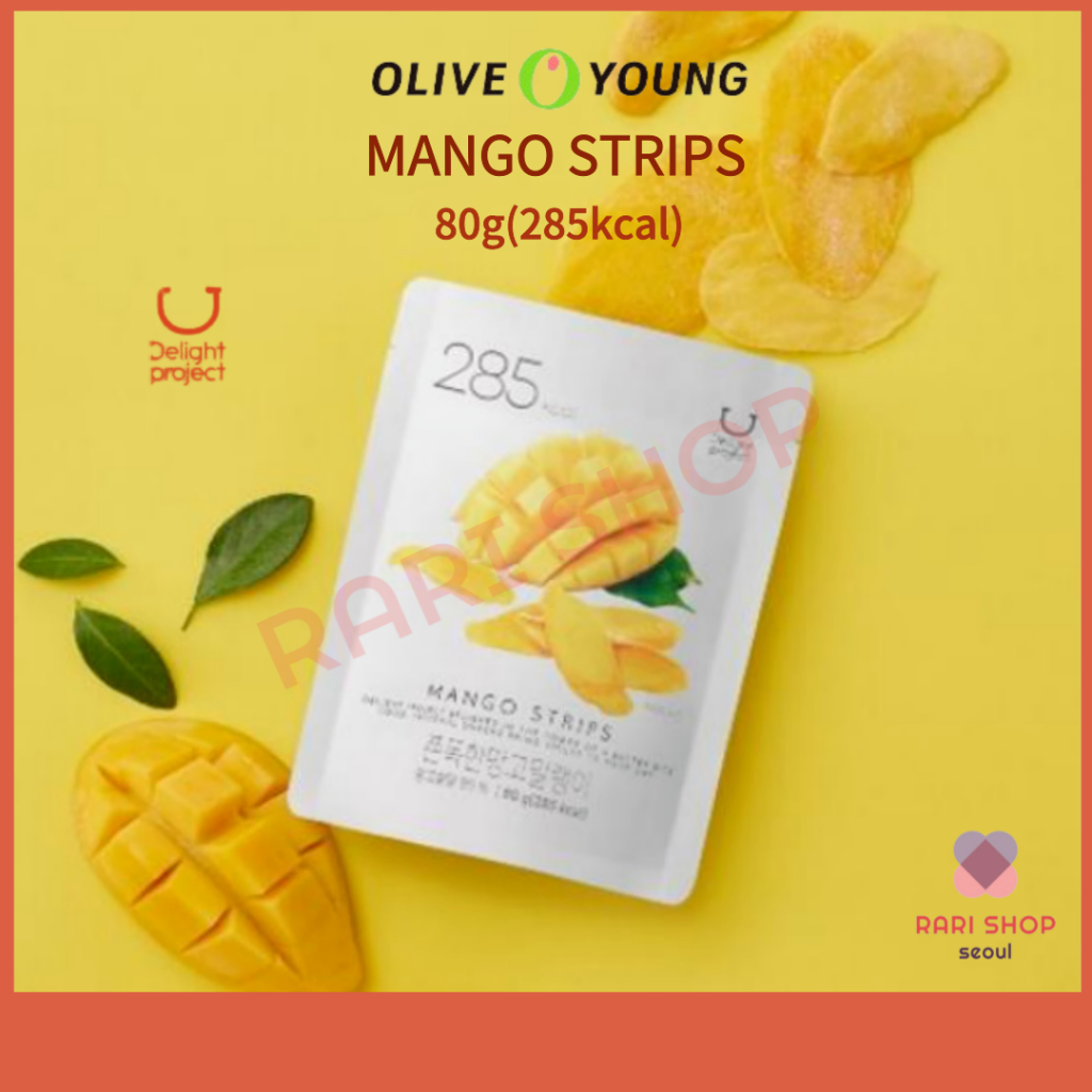 [ 🏠OLIVE Young ] แถบมะม ่ วง (80g/200g Delight Project ขนมเกาหลี