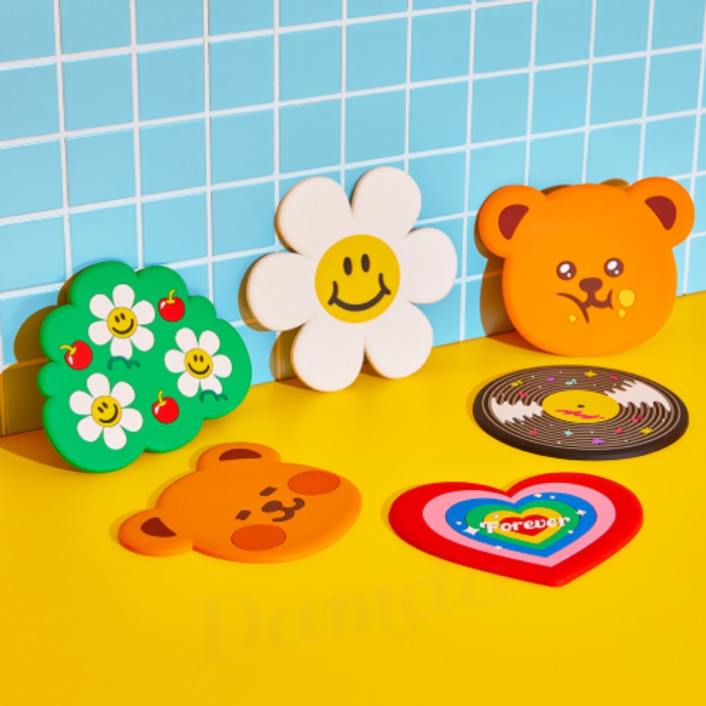 Wiggle Wiggle Trivet 2P SET 3 Types ราคา ถูกที่สุด ดีลบีเคเค แกลเลอรีภาพที่ 3
