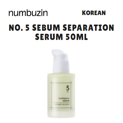 [NUMBUZIN] No. 5 SEBUM SEPARATION SERUM 50ML