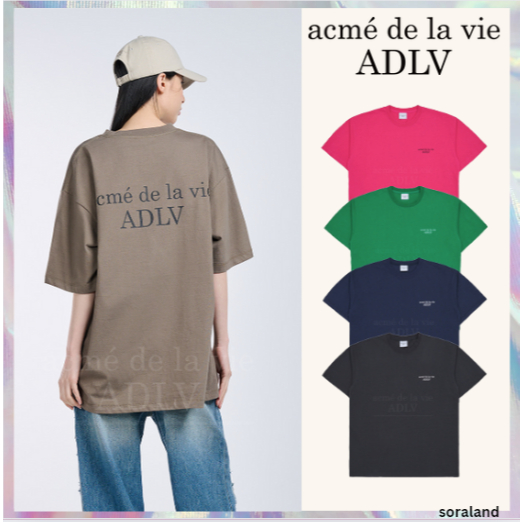 [acme De la vie] BASIC LOGO SEASON2 SHORT SLEEVE T-SHIRT 5 สี