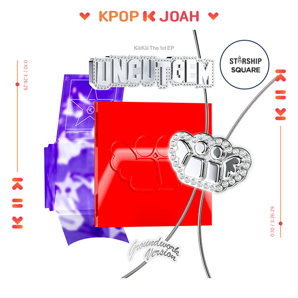[POB] (GROUNDWORK ver.) KIIIKIII [UNCUT GEM] 1st Mini Album (25th Mar.2025)
