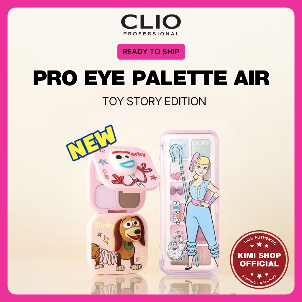 [Clio] Pro Eye Palette Air 18colors Eyeshadow IVE Yujin Photocard PC Harry Potter Toy Story Edition