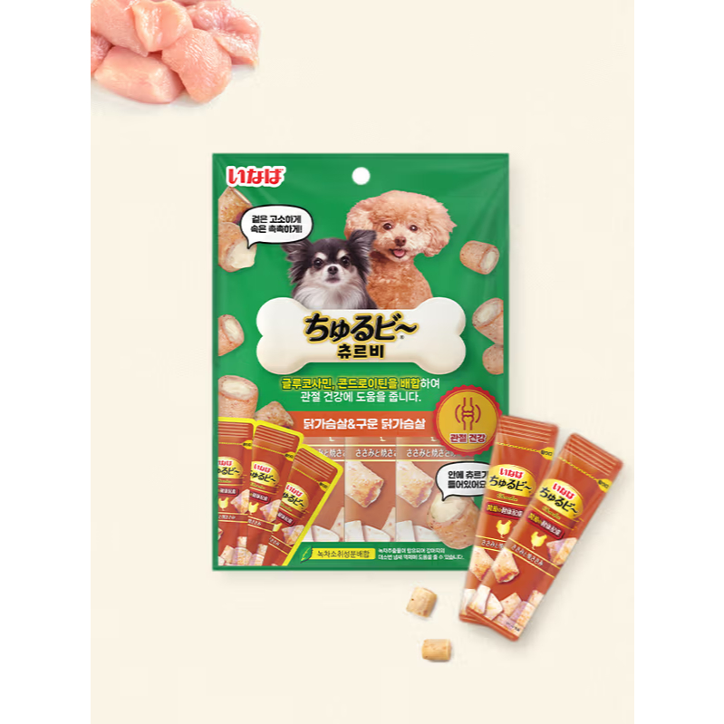 Inaba Churu Bee Joint Care สําหรับสุนัข 10g  6 แท่ง