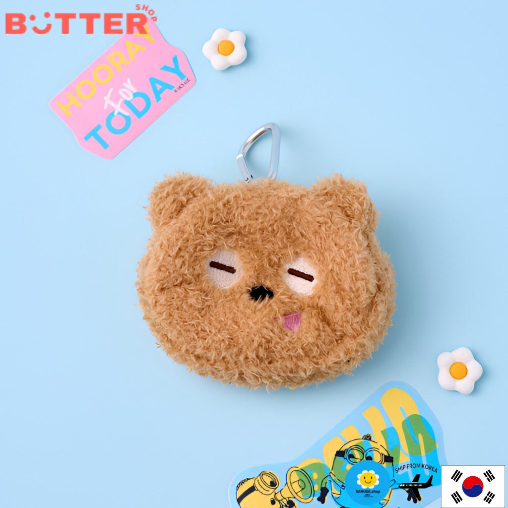 [Butter Shop] กระเป๋าพวงกุญแจมินเนียน ขนาดเล็ก นิ่มเหมือนขนแกะ สำหรับใส่หูฟังและเครื่องประดับ