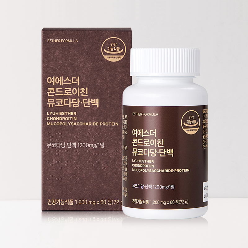 [ESTHER Formula] DR.ESTHER Chondroitin Mucopolysaccharide. โปรตีน (1200 มก. x 60 เม็ด) สุขภาพข้อต่อแ