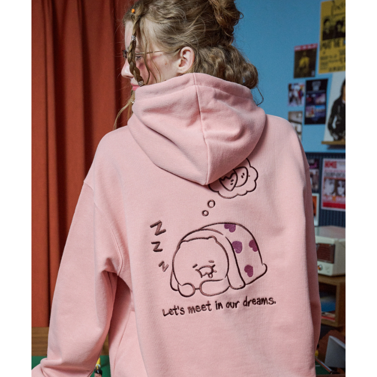 [CPGN X Kakao Friends] เสื้อฮู้ด Nice Dream Indi Pink UNISEX