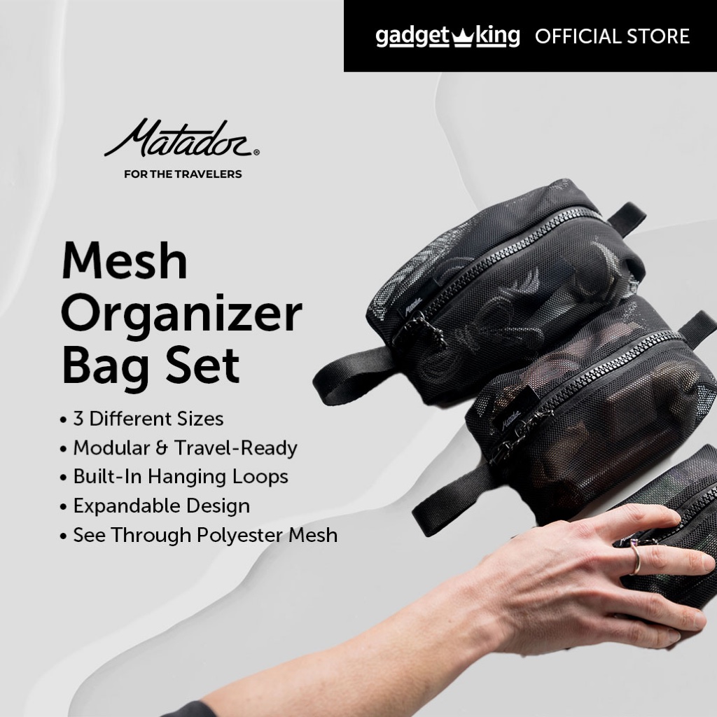 [Matador] Mesh Organizer Bag Set (3 แพ็ค)