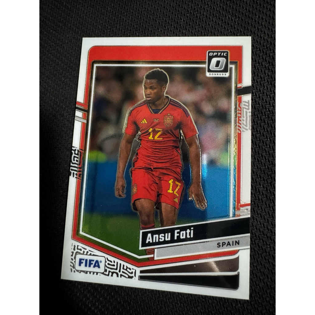 2023 Panini การ์ดเสียง Donruss FIFA Ansu Fati Spain 58 Optic