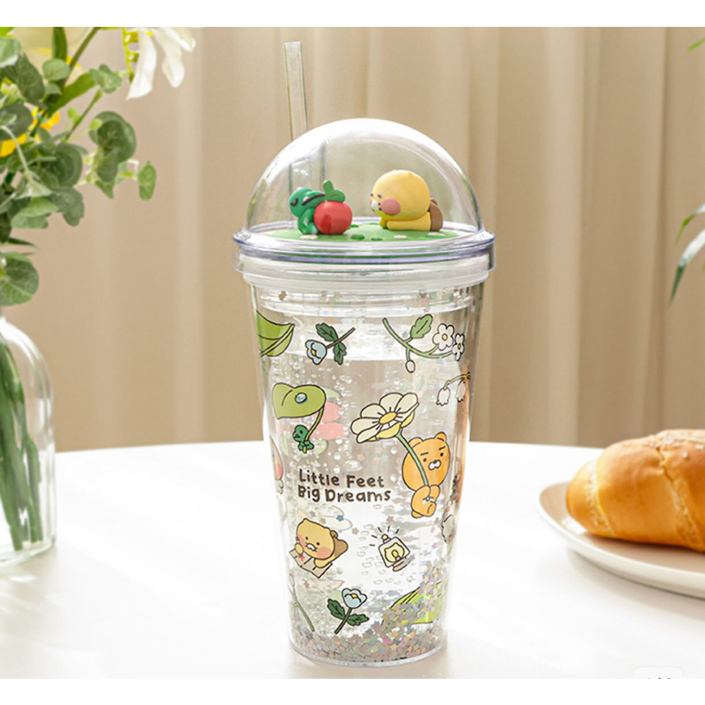 [Kakao Friends] แก้วน้ําเก็บความเย็นทรงโดม