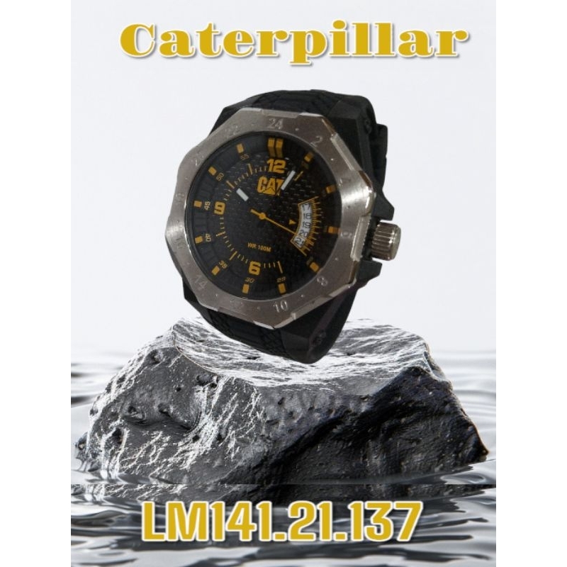 CATERPILLAR  นาฬิกาผู้ชาย สายซิลิโคน รุ่น LM.141.21.137 รุ่น Limited