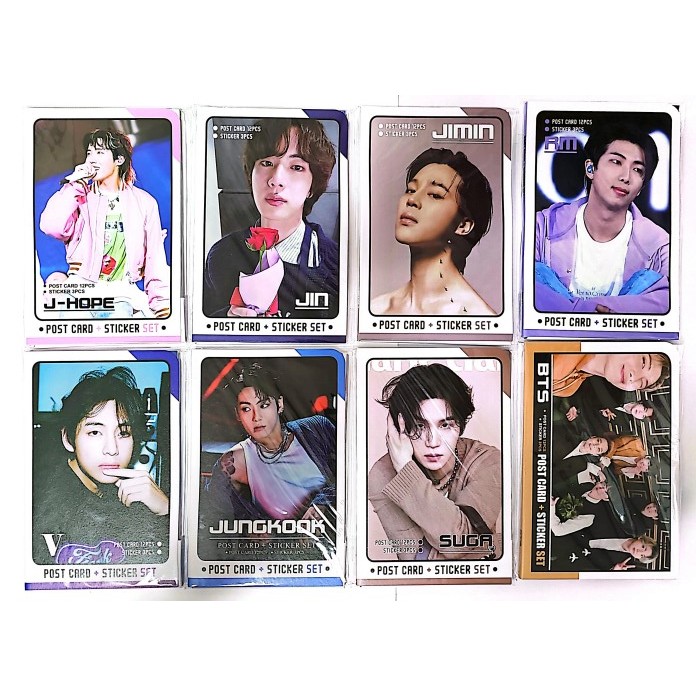 [ฉลองการคายของ J-hope 20EA Limited] BTS [โปสการ์ด 12P/ สติ๊กเกอร์ 3P Set] X 8ea K-POP <2024.10.17>