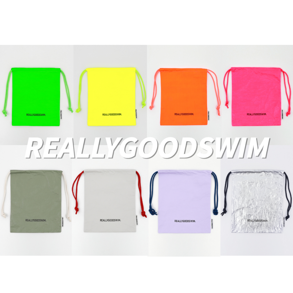 Reallygoodswim Tyvek pouch /กระเป๋าเกาหลี/ ว่ายน้ํา/กระเป๋าชายหาด