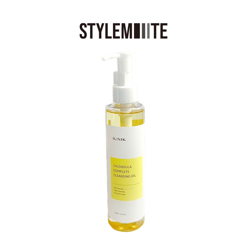 [STYLEMITE OFFICIAL] IUNIK Calendula Complete Cleansing Oil Perfect Makeup Remover (200ml)