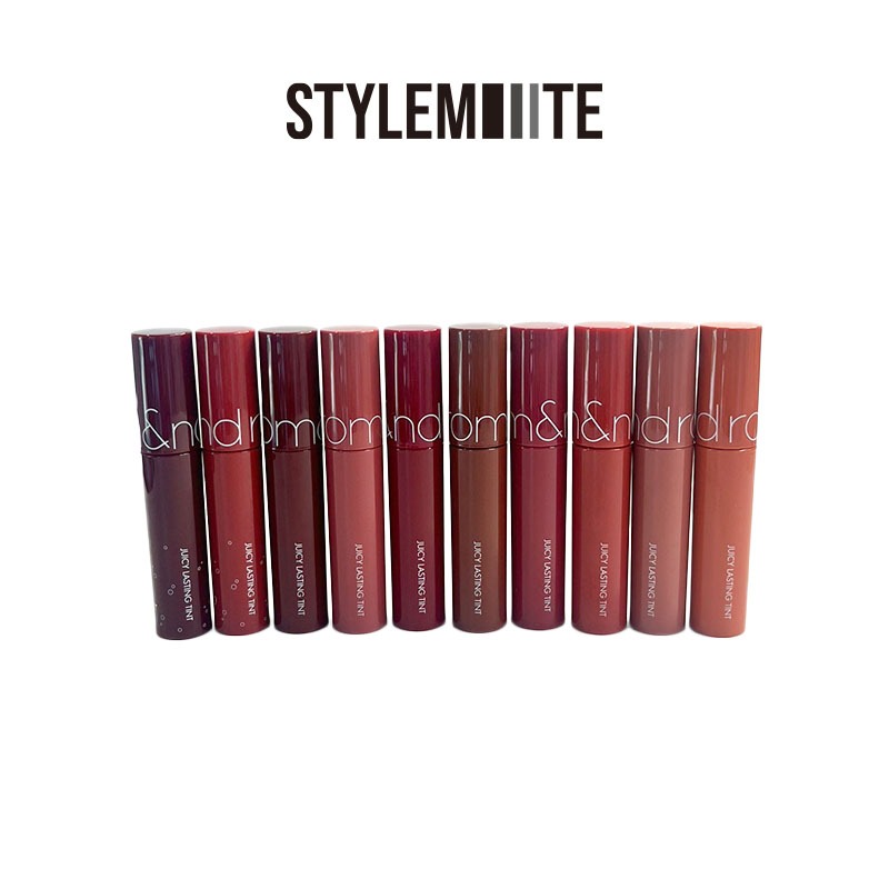 [STYLEMITE & Romand Collection] ROMAND Juicy Lasting Tint Lip Collection - เฉดสีหลายชิ้น