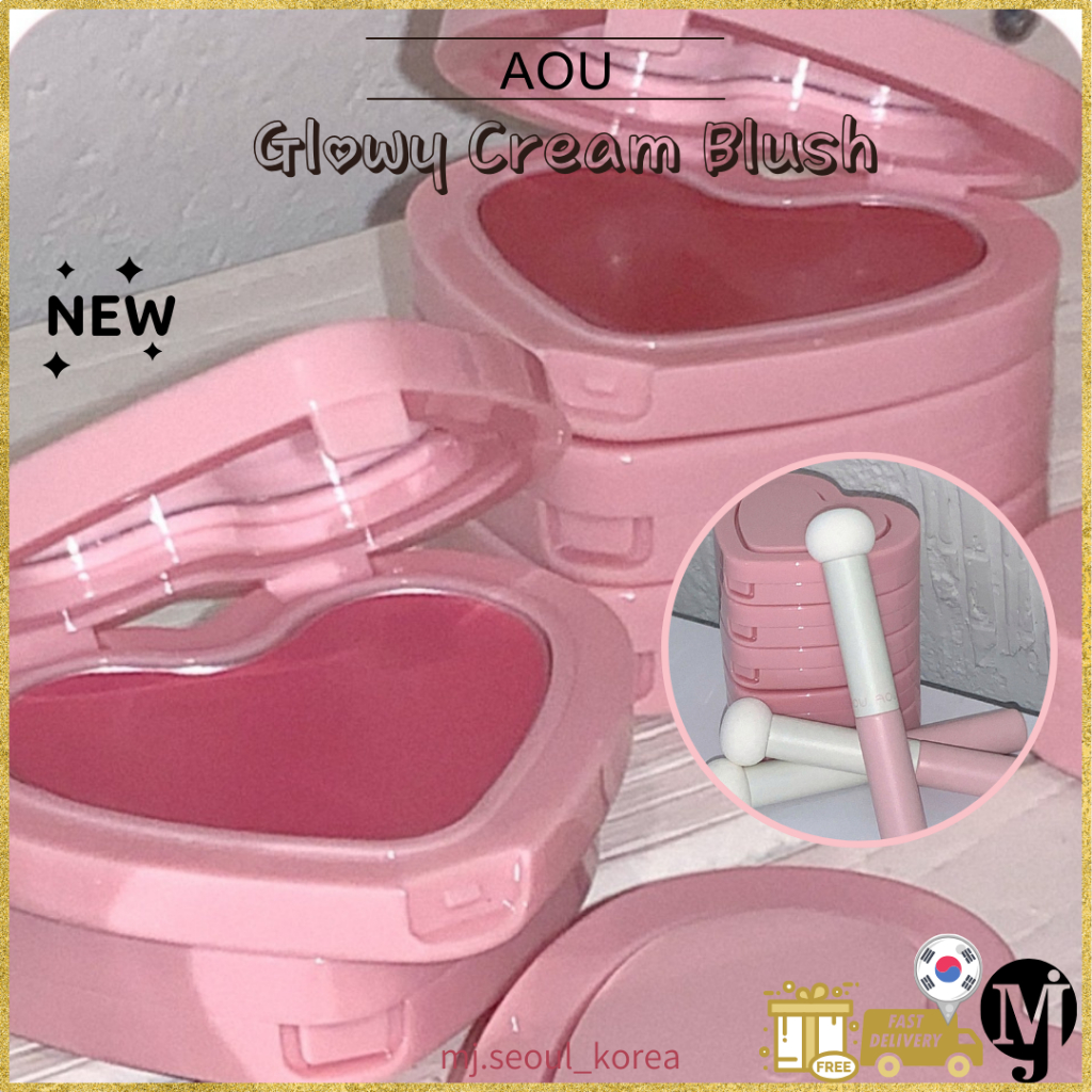Aou Glowy Cream Blush 8 colcors