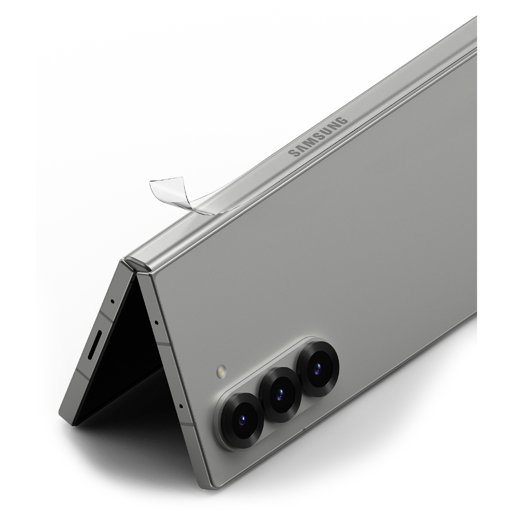 Ringke Hinge Dual Easy Film สําหรับ Galaxy Z Fold 6 5 4 ตัวป้องกันฝาครอบบานพับแบบยืดหยุ่นใส ราคา ถูกที่สุด ดีลบีเคเค