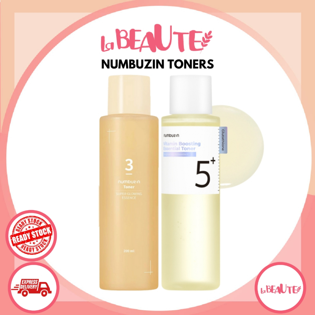 Numbuzin Toner No.3 Zero Pore Milky Toner 200ml(Renewal) /No.5 Vitamin Toner 200ml