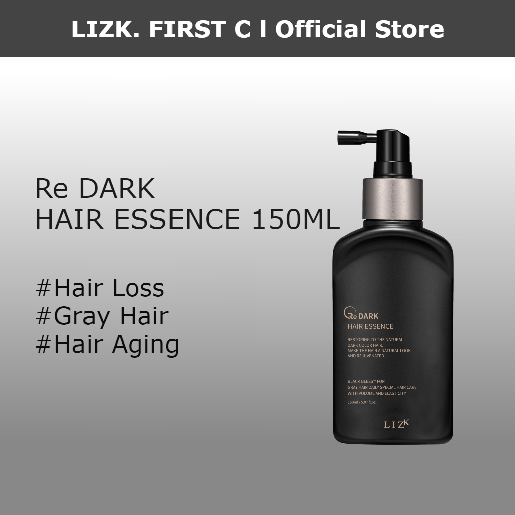 [LIZK] Re Dark hair Essence 150ml , Darkening สําหรับผมหงอก สําหรับผมเสีย อ่อนแอ ชี้ฟู