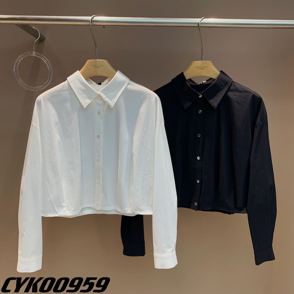 NEW MIC08 CYK00959 แขนยาวผู้หญิงคอปก - PTP64xL48cm