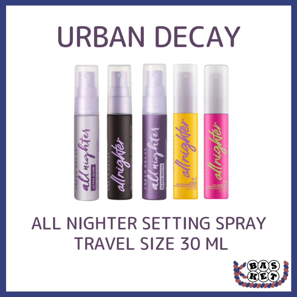 [URBAN Decay] All Nighter Setting Spray 30ml (ขนาดเดินทาง) 5 TYPES
