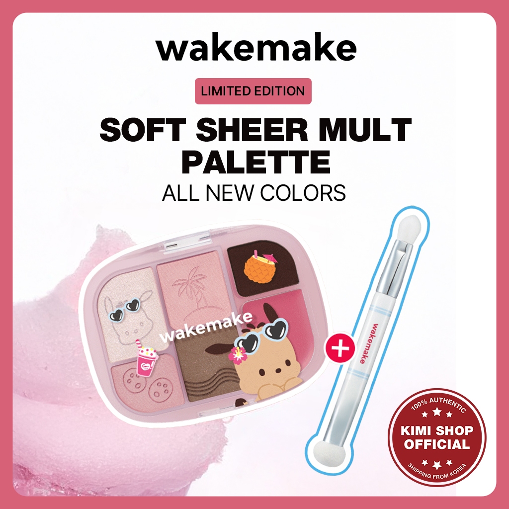 [WAKEMAKE] Soft Sheer Multi Palette 3 สี