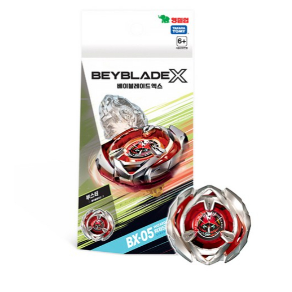 Youngtoys Beyblade X BX-05 Wizardarrow 4-80B Booster Stamina ประเภทขวา Spin Battle Top ชุด 1 ชิ้นพร้
