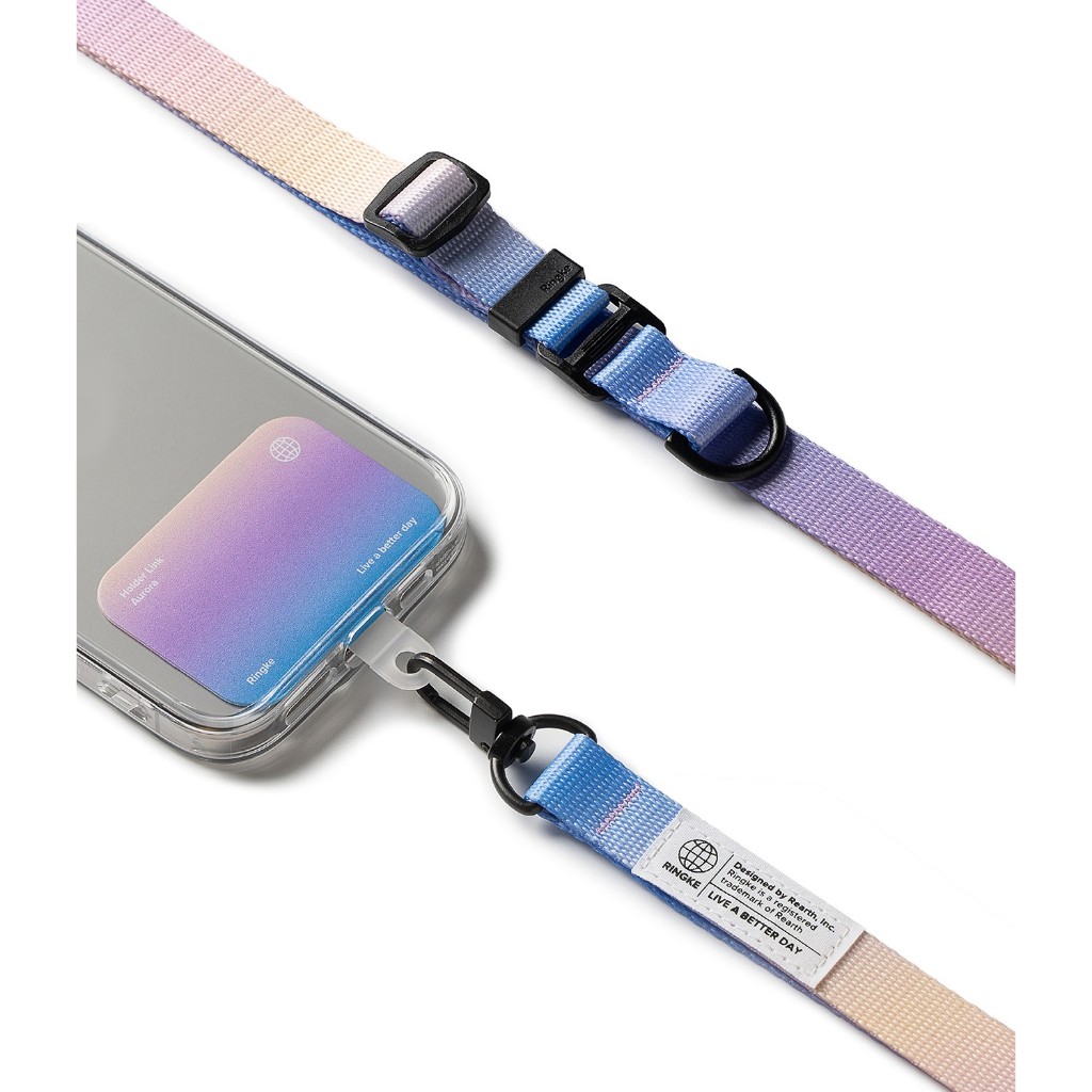 Ringke Holder Link Snap Hook Lanyard Strap สําหรับสมาร์ทโฟนและอุปกรณ์เสริมอื่นๆ