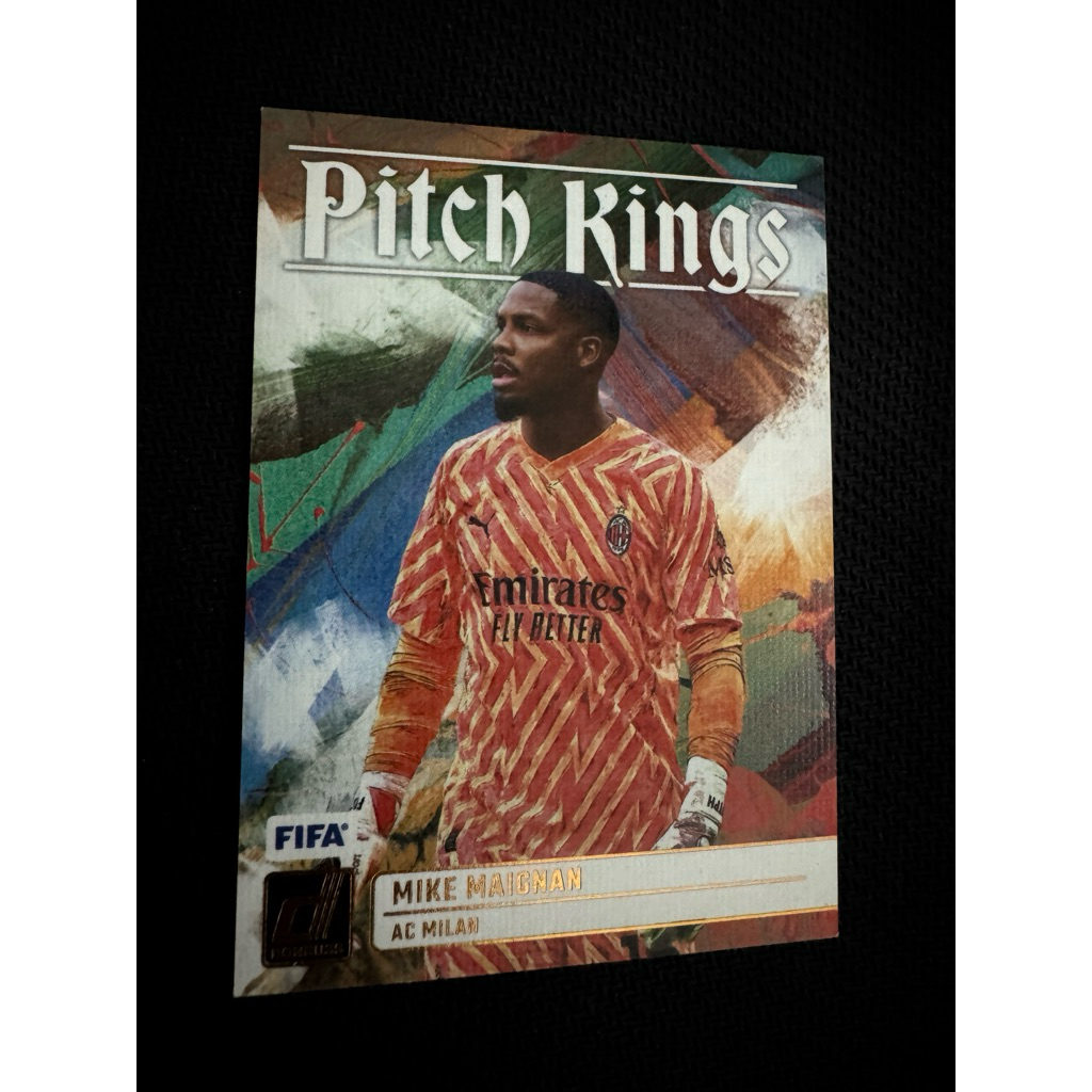 2023 การ์ดเสียง Panini Donruss Mike Maignan AC Milan 9 Pitch Kings