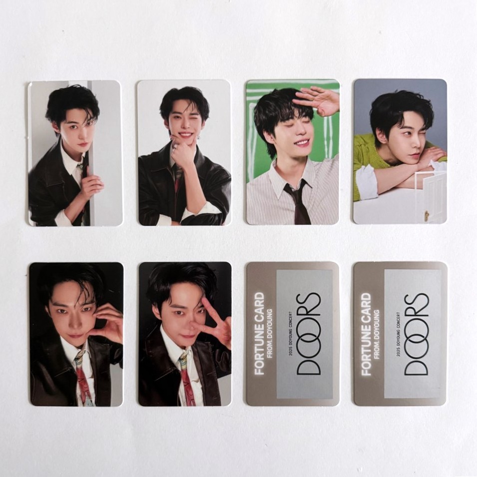 NCT Doyoung 2025 คอนเสิร์ตประตู Official MD Fortune Scratch Card Photocard
