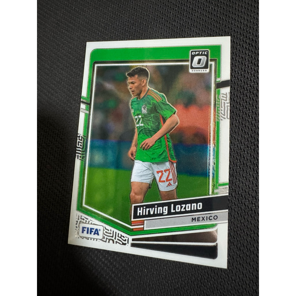 2023 Panini การ์ดเสียง Donruss FIFA Hirving Lozano Mexico 38 Optic