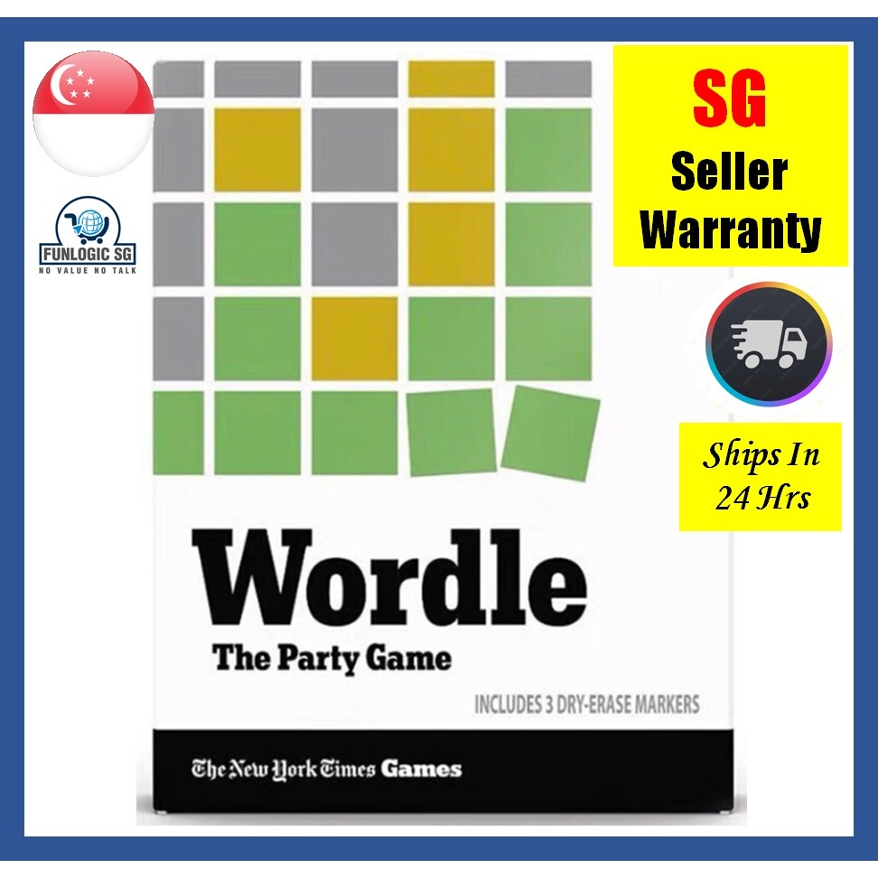 [SG Stocks] เกม Wordle The Party สําหรับผู้เล่น 2-4 ผู้เล่น (อายุ 14+ ถึงผู้ใหญ่)
