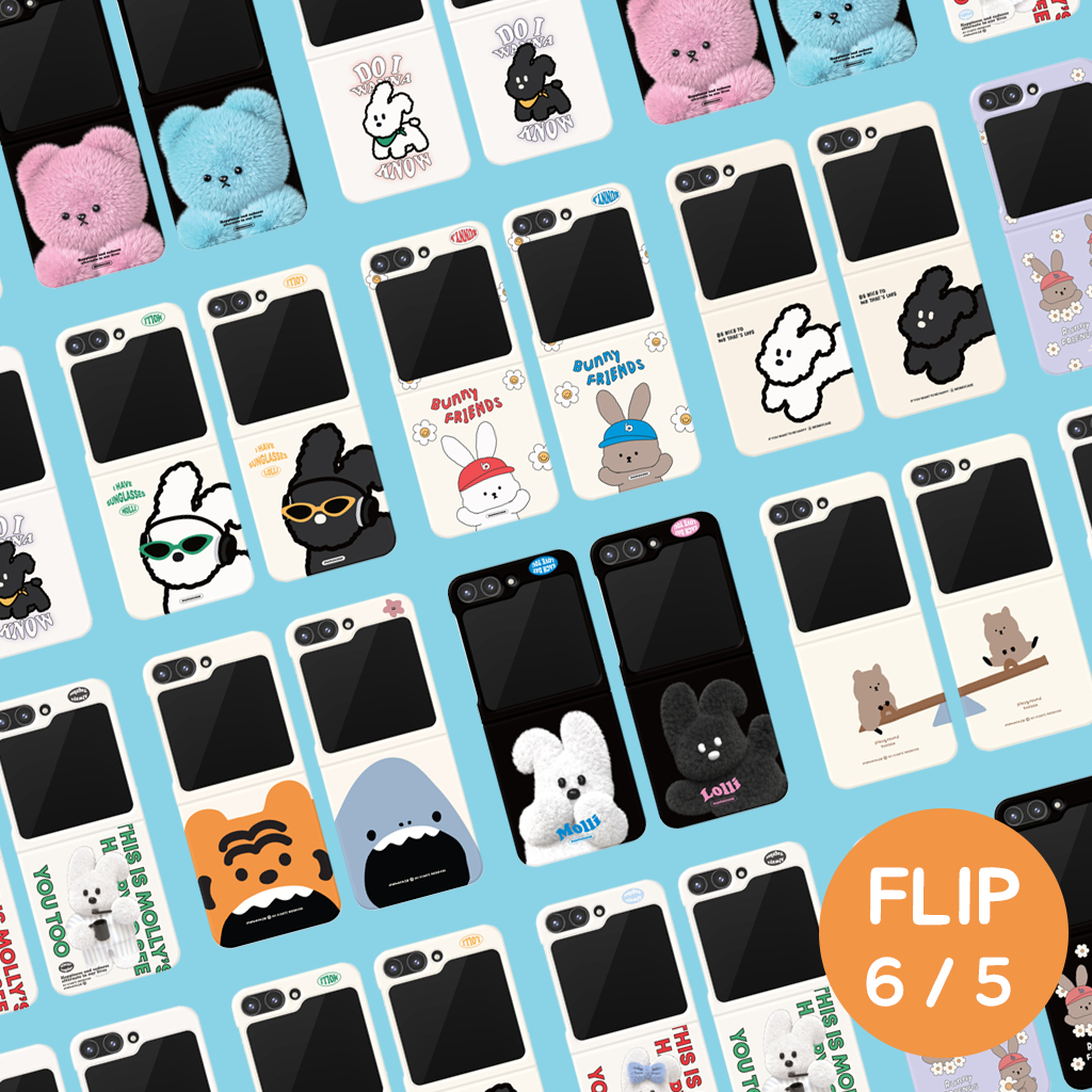 🇰🇷เคสโทรศัพท์ Z Flip 6 / 5 เกาหลี  MOMO CASE การออกแบบคู่ Hard Matte Slim ป้องกันน่ารัก Galaxy Samsu