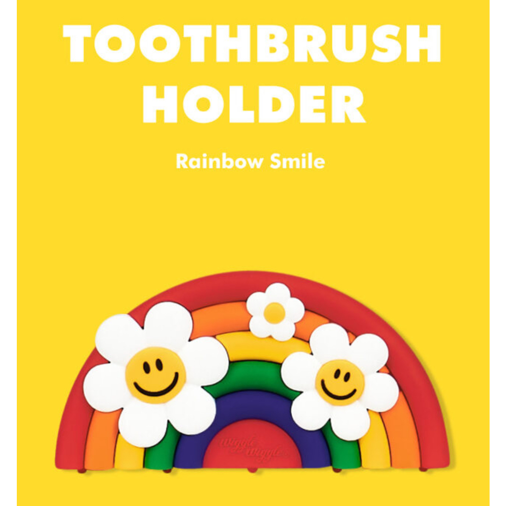 [Wiggle Wiggle] TOOTHBRUSH HOLDER -Rainbow Smile
