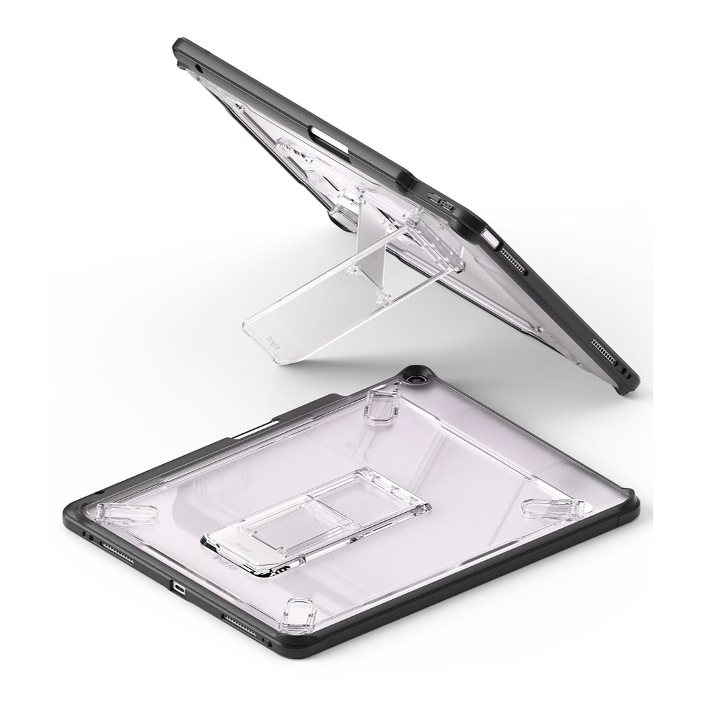 Ringke Fusion Sketch Stand สําหรับ iPad Air 13 นิ้ว M2 เคสป้องกันแบบแข็งโปร่งใสพร้อมที่วางปากกาและขาตั้ง