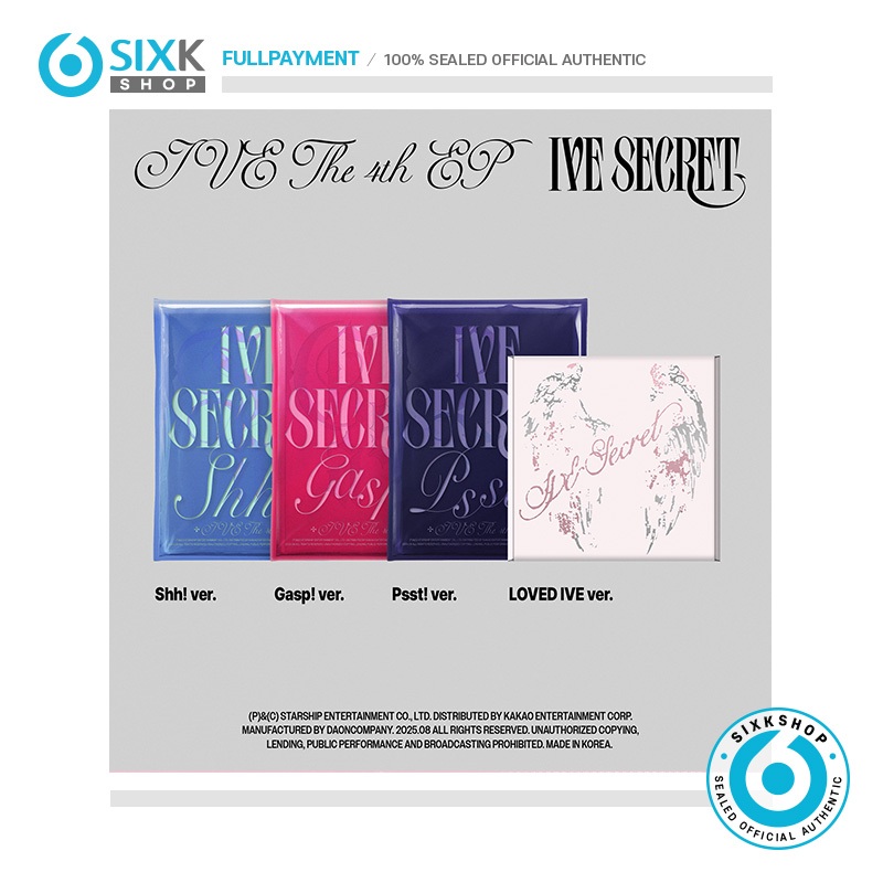 IVE - 4TH MINI ALBUM [IVE SECRET] _ PHOTOBOOK, LOVED IVE ver
