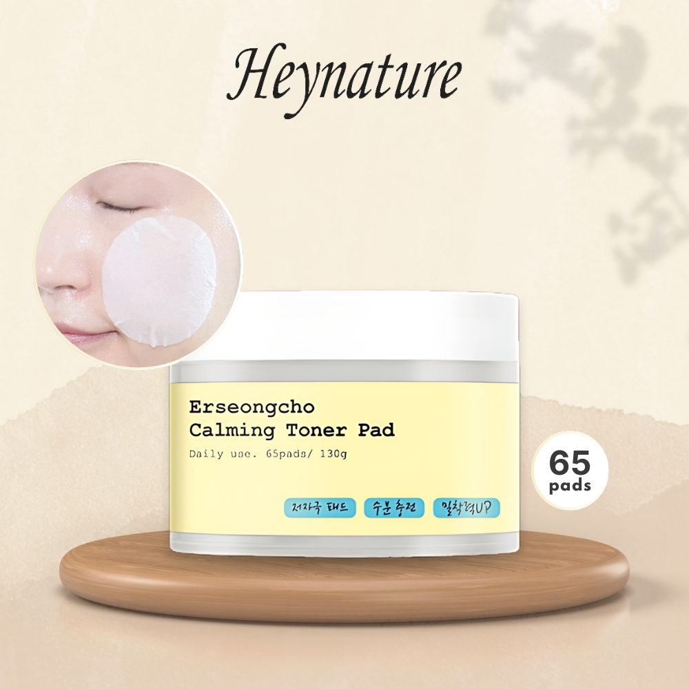 แผ่นโทนเนอร์ Heynature Erseongcho Calming (65 ชิ้น)