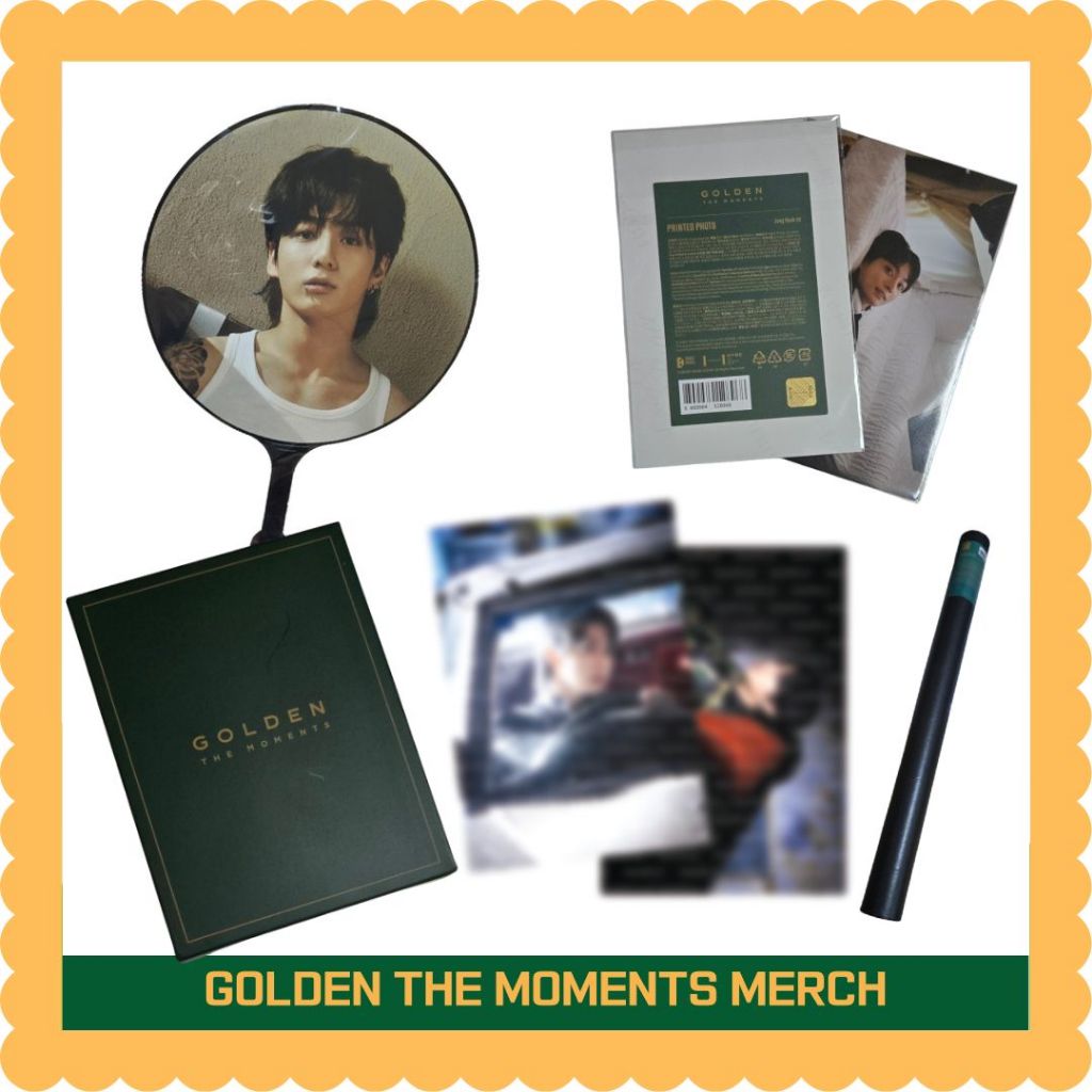 Bts Jungkook Exhibition GOLDEN THE MOMENTS MERCH