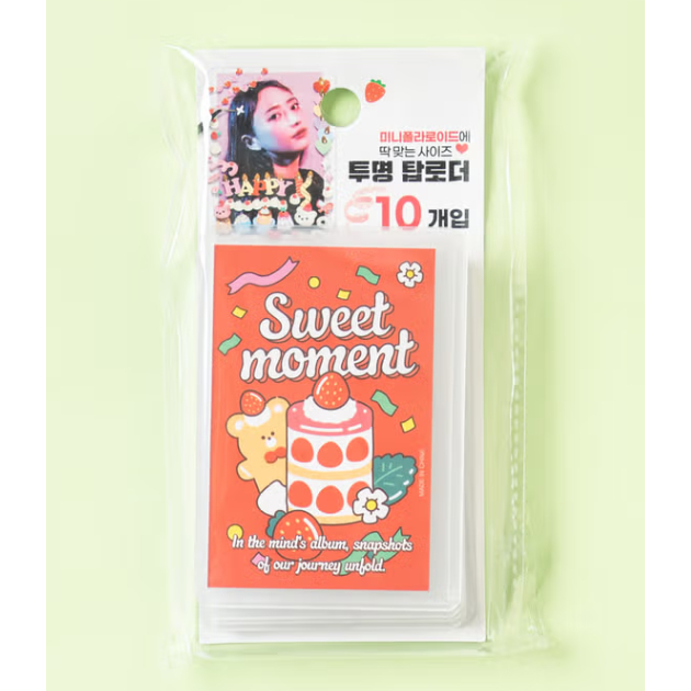 [DAISO KOREA]Toploader Mini polku Kpop Idol poca PhotoCard Official