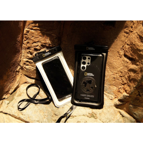 กระเป๋าโทรศัพท์กันน้ํา National Geographic IPX8 – ระบบ 4 ล็อค + สายคล้องคอ + ปลอกแขน / TPU พรีเมี่ยม
