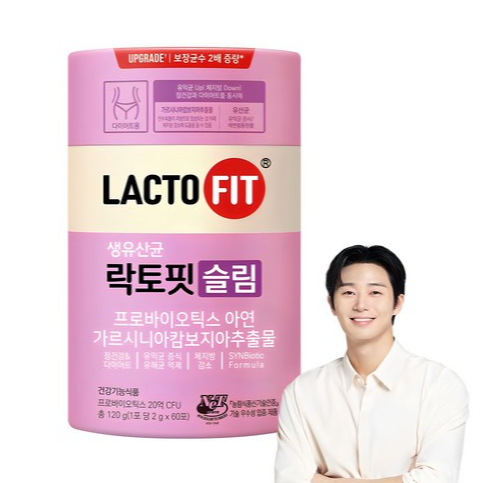 LACTO-FIT Slim Probiotics with Zinc & Garcinia Extract | 2กรัม x 60 แท่ง | Gut Health & Weight Management