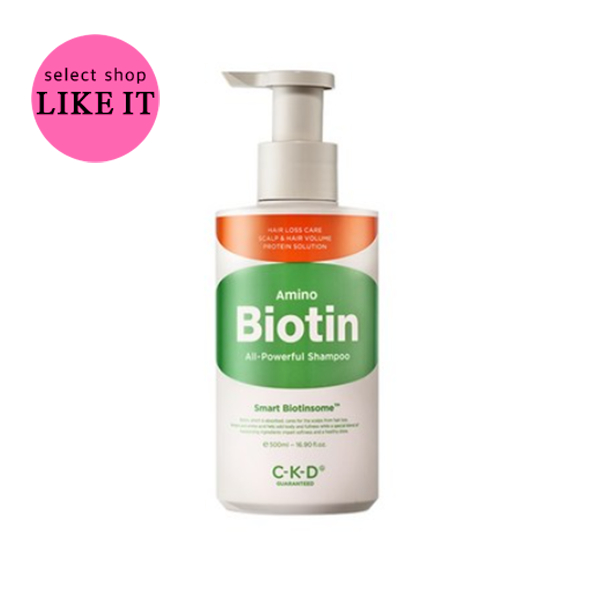 CKD Amino Biotin All Powerful Shampoo, 500mL