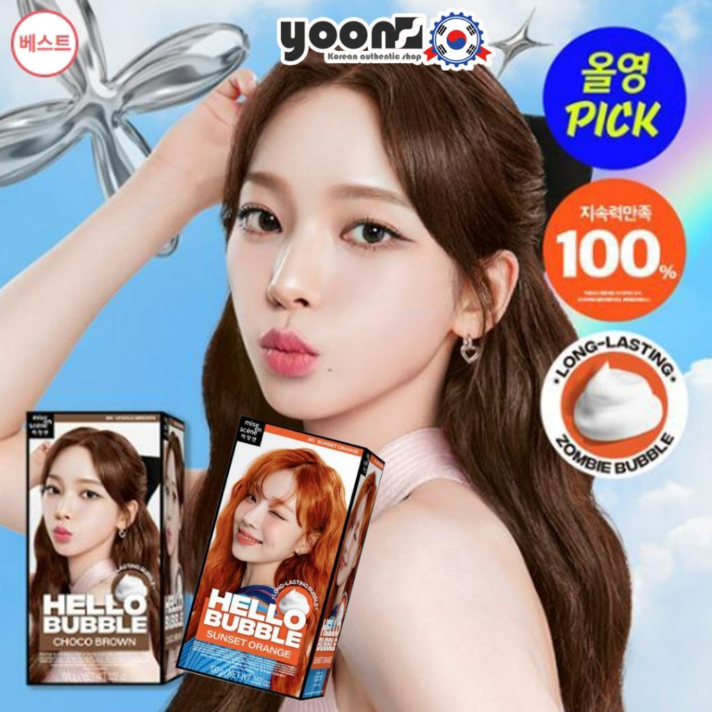 [mise En scene] New Hello Bubble 100g 18types_จากเกาหลี