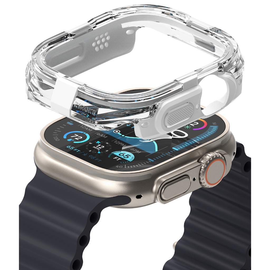 Ringke Fusion Bumper สำหรับ Apple Watch Ultra 2/1 เคสแบบไฮบริดสองชั้น