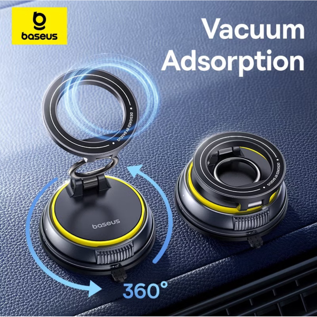 Baseus PrimeTrip VC2 Flex Magnetic Car Mount holder รุ่นถ้วยดูด Cosmic Black