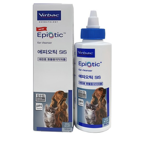 Virbac Epi-Otic Ear Cleaner 125ml – ทําความสะอาดหูสูตรอ่อนโยนและบรรเทาการอักเสบสําหรับสุนัขและแมว
