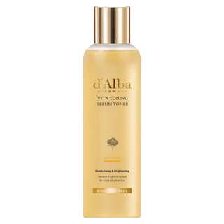 [แพ็คคู่] d'Alba Morning Glowing Skincare Set (First Spray Serum 100ml, Vita Toning Serum Toner)