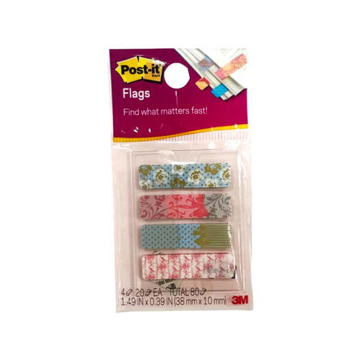 ธงโพสอิท 3M 684-J2 0.39" x 1.49"