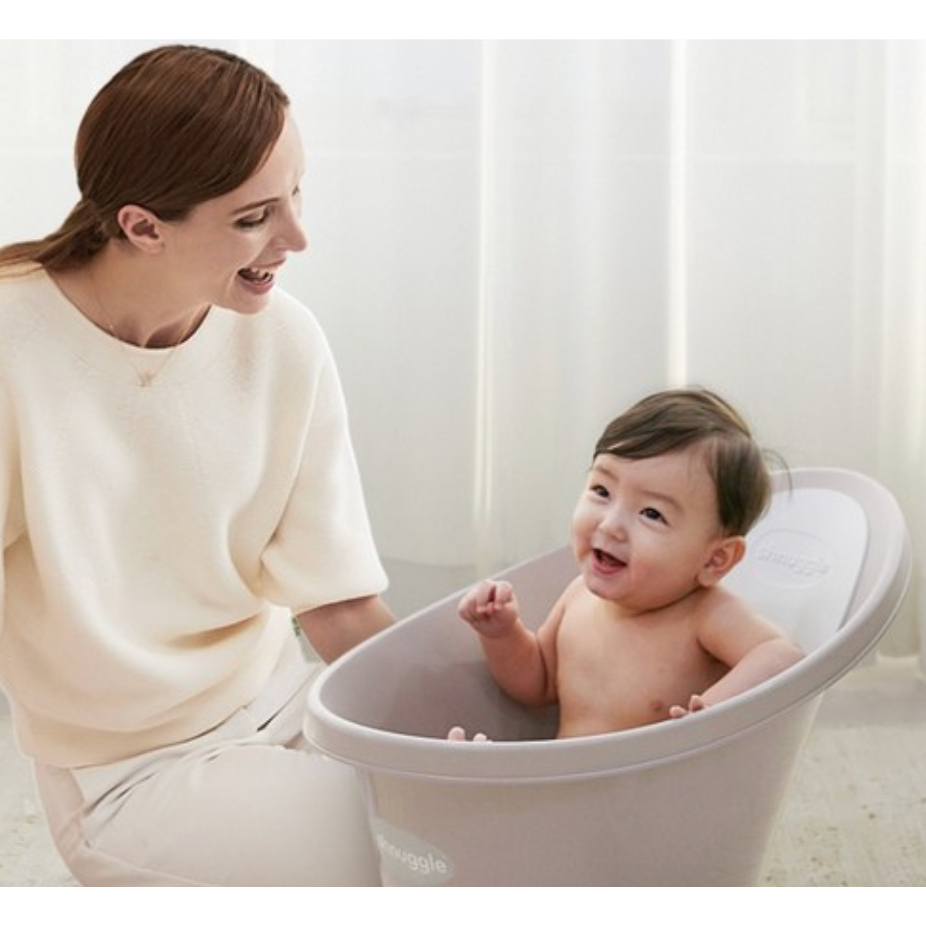 Shnuggle อ่างอาบน้ําเด็ก สีเบจ