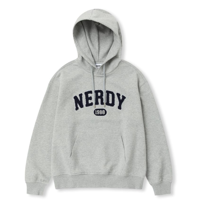 [ของแท้ 100% ][NERDY]เสื้อกันหนาวหมวกสวมหัวโลโก้ Boule Arch