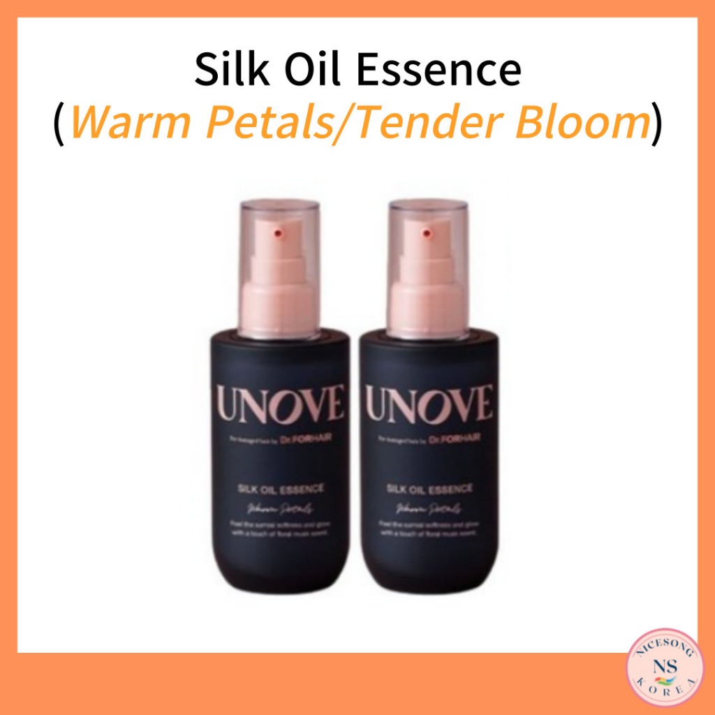 [UNOVE]Silk Oil Hair Essence (Tender Bloom/Warm Petals)70ml/70ml+70ml